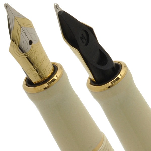 PARKER（パーカー）万年筆 デュオフォールド ヒストリカルカラー ホワイトアイボリンGT インターナショナル I-190713