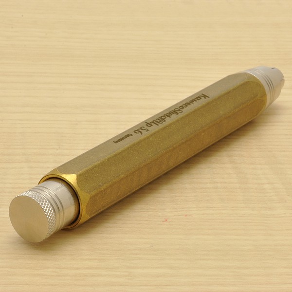Kaweco（カヴェコ）ペンシル 5.6mm スケッチアップ クラッチペンシル ブラスRAW5.6【シャープナー付】 CL5.6BR