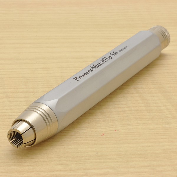 Kaweco（カヴェコ）ペンシル 5.6mm スケッチアップ クラッチペンシル ブラススティンクローム5.6【シャープナー付】 CL5.6BS