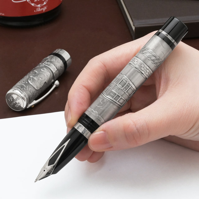 ◆SHEAFFER シェファー 万年筆 スターリングシルバー ペン先 14k 585 ペン軸 シルバー SHEAFFER シェーファー 万年筆 インペリアル スターリング