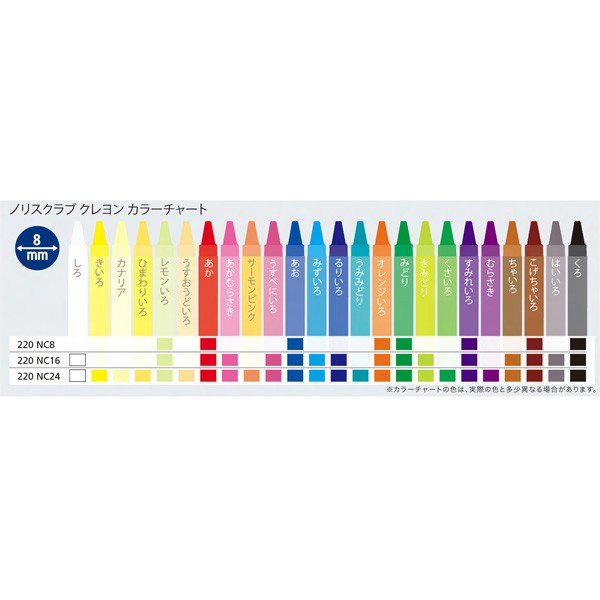 STAEDTLER（ステッドラー） クレヨン ノリスクラブ クレヨン 220NC8 8色セット