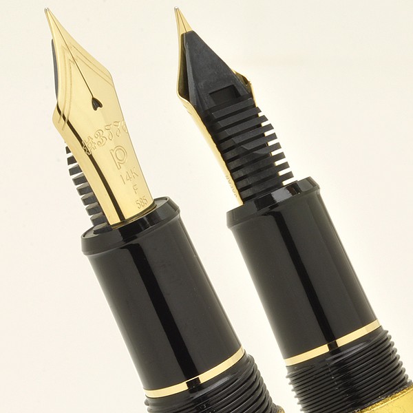 プラチナ万年筆 万年筆 F 細字 3776 センチュリー 金沢箔 風神雷神