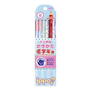 Ippo Tombow トンボ鉛筆 低学年用かきかたえんぴつ 六角軸 プリント柄 Ippo Tombow トンボ鉛筆 低学年用かきかたえんぴつ 六角軸 プリント柄