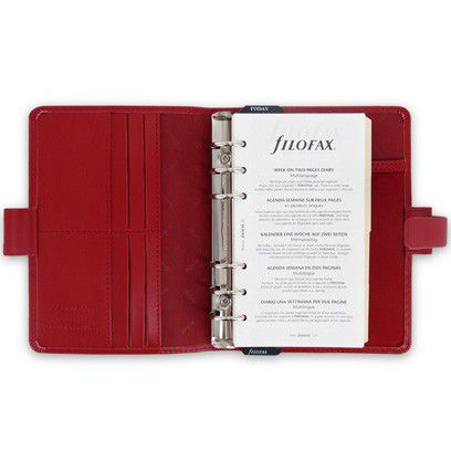 Filofax（ファイロファックス） バイブルサイズ メトロポール システム手帳 026910 レッド