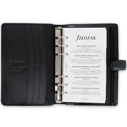 Filofax（ファイロファックス） バイブルサイズ フィンスバリー システム手帳 025302 ブラック