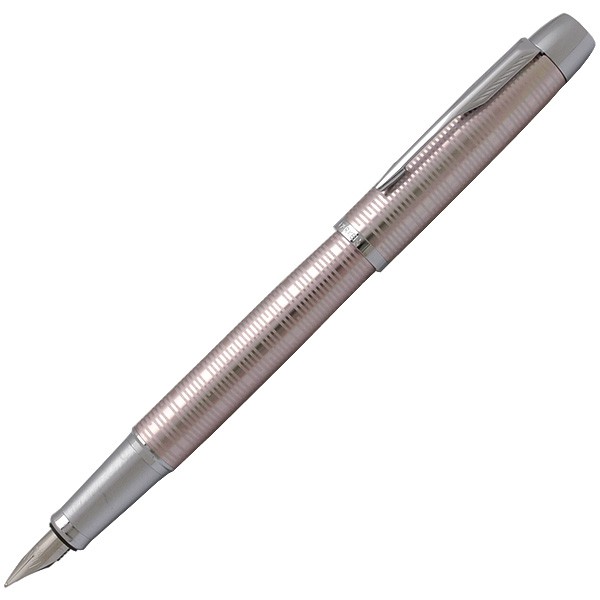 PARKER（パーカー）万年筆 IM プレミアム メタリックストライプコレクション ピンクパールCT 1906774