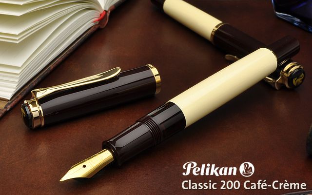 Pelikan（ペリカン）特別生産品 万年筆 クラシック M200 カフェクリーム