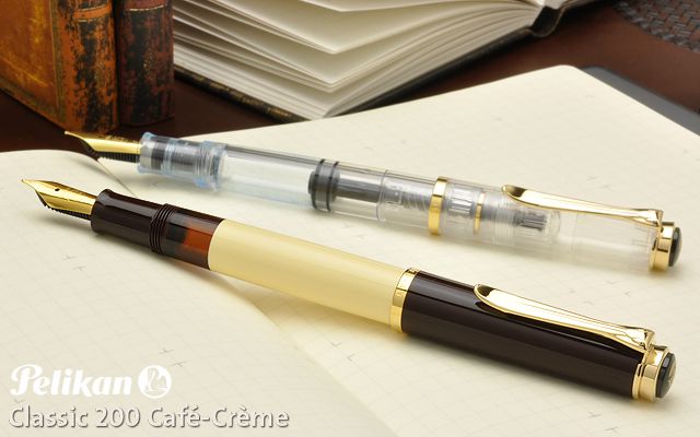 Pelikan（ペリカン）万年筆 特別生産品 クラシック M200 カフェクリーム