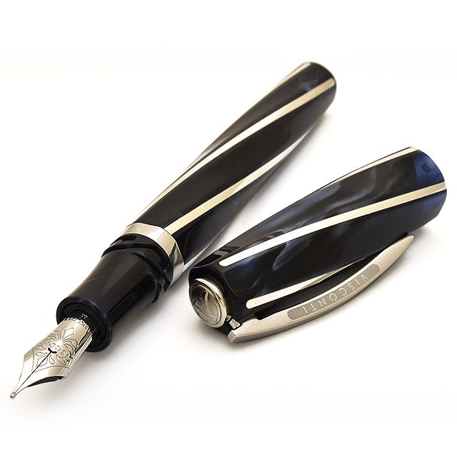 VISCONTI ビスコンティ 万年筆 ディヴィーナ エレガンス 万年筆 インペリアルブルー オーバーサイズ 世界の筆記具ペンハウス
