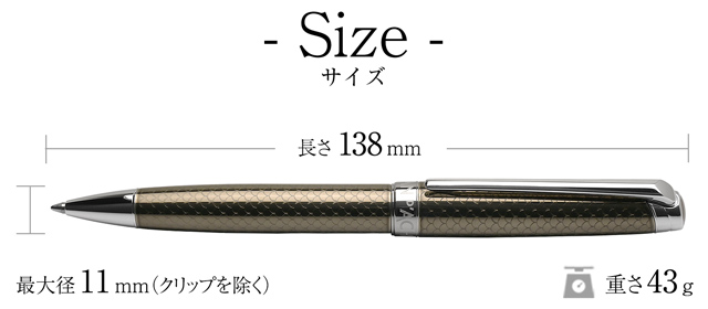 CARAN D'ACHE（カランダッシュ）ボールペン レマン コレクション キャビア 4789-497