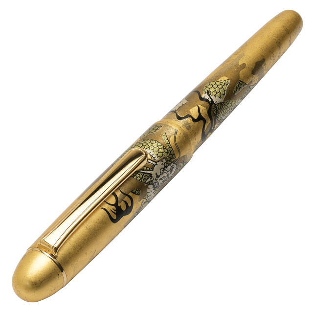 万年筆　PLATINUM プラチナ 金沢箔 昇龍 ペン先14K M 木箱付 Amazon | プラチナ万年筆 万年筆センチュリー金沢箔 昇龍 細字