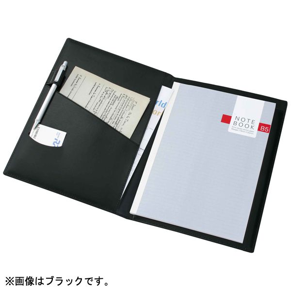 レイメイ藤井 B5サイズ ツァイトベクター ノートパッド（再生皮革） ZVP633B ブラック