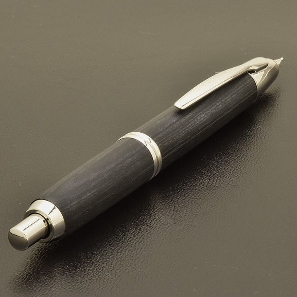 PILOT（パイロット） 万年筆 キャップレス木軸 FC-25SK-B ブラック