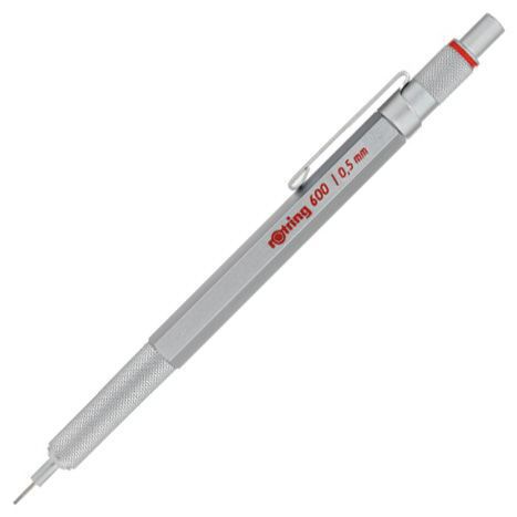 rOtring（ロットリング） ペンシル ロットリング600シリーズ 製図用シャープペンシル シルバー 600S19