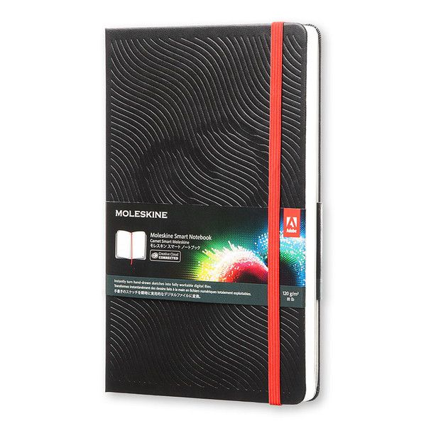 MOLESKINE（モレスキン） Adobe スマートノートブック クリエイティブクラウド コネクテッド SKSMARTNTBKADBE01 5180202 ラージサイズ（無地）