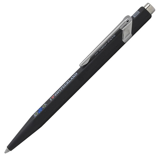 CARAN D'ACHE（カランダッシュ）ボールペン 849ポップライン トータリースイス NF0849-769 エーデルワイス ブラック ＜缶入＞