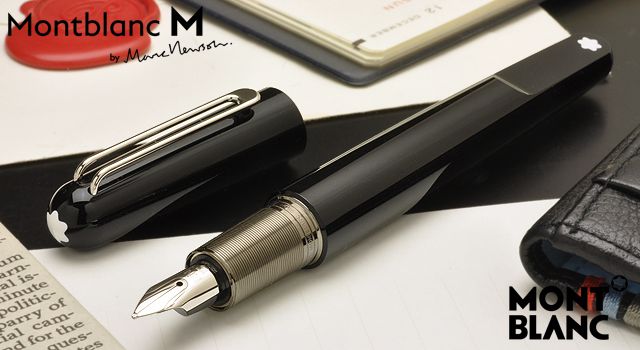 MONTBLANC モンブラン 万年筆 MONTBLANC モンブラン M 113618 ブラック ...