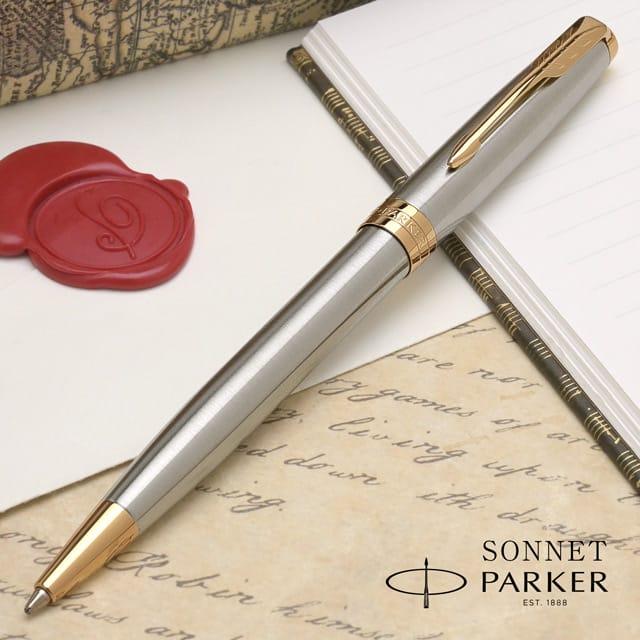 PARKER（パーカー）ボールペン ソネット ステンレススチールGT 1950798