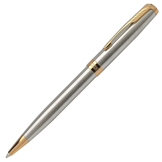 【ペンシース プレゼント】PARKER（パーカー）ボールペン ソネット ステンレススチールGT 1950798