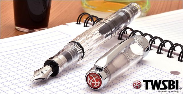 TWSBI（ツイスビー） 万年筆 ダイヤモンド 580 クリア スタブ M74431