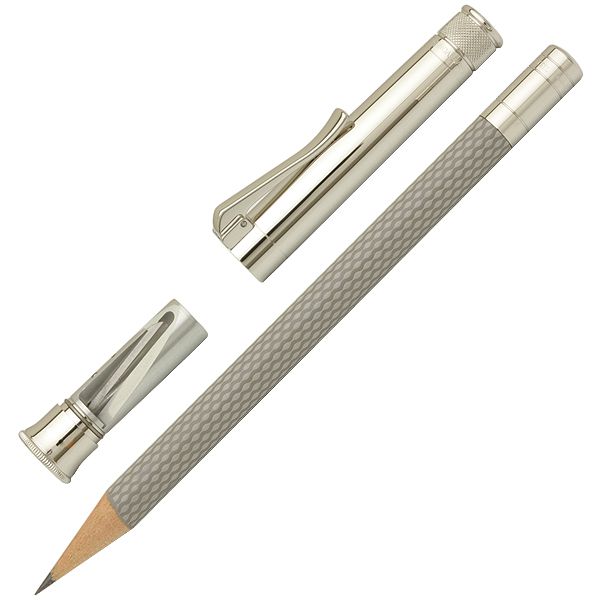 ファーバーカステル 鉛筆 パーフェクトペンシル 118569 プラチナコーティング ライトグレー