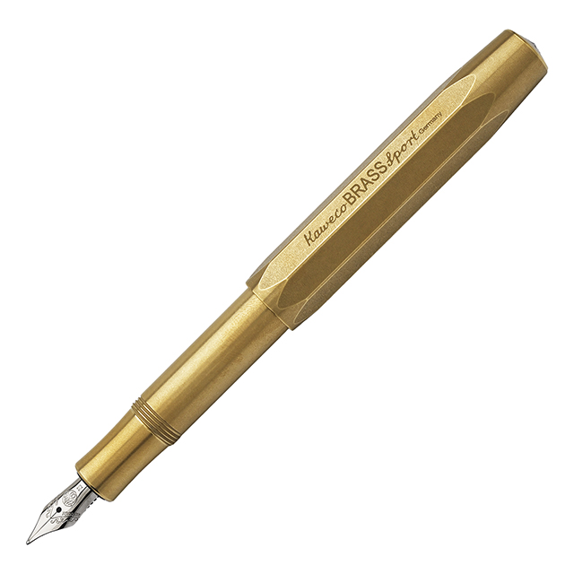 KAWECO カヴェコ 万年筆 ブラススポーツ BRFP-BR | ペンハウス