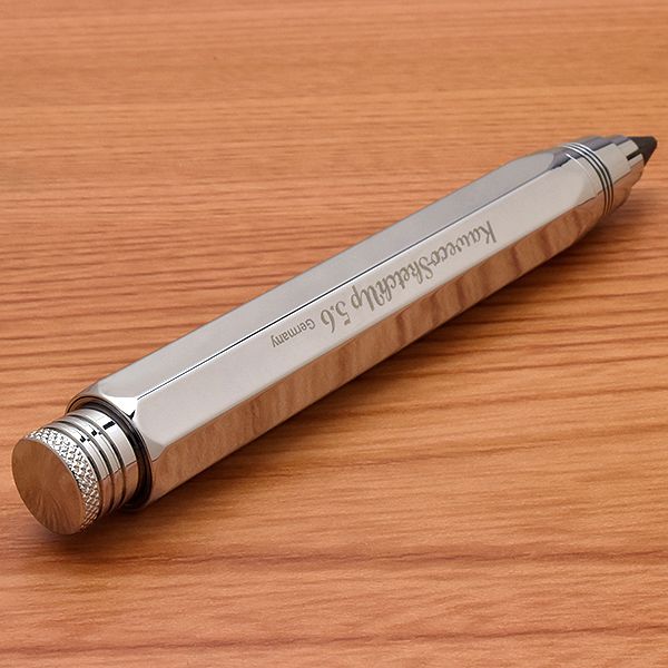 Kaweco（カヴェコ）ペンシル 5.6mm スケッチアップ クラッチペンシル シャイニークローム5.6【シャープナー付】 CL5.6SC