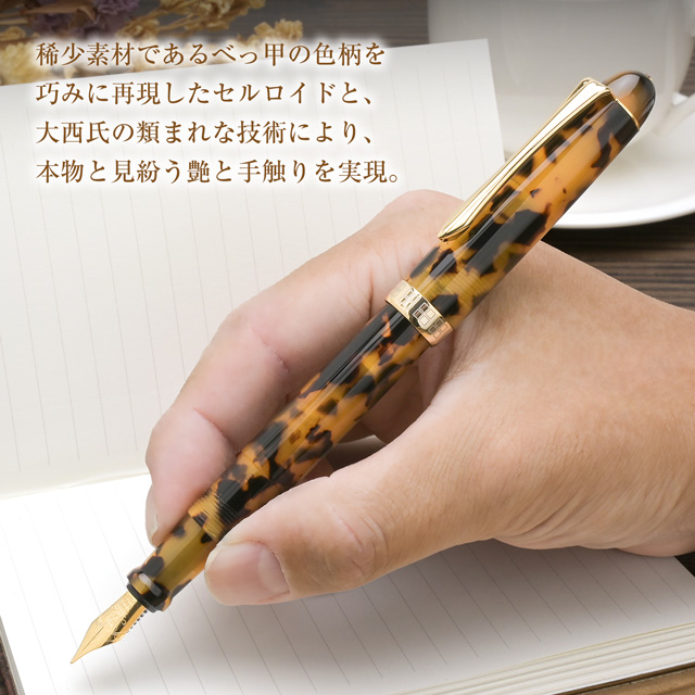 Pentペント 大西製作所 万年筆 アセテート オーバルモデル小