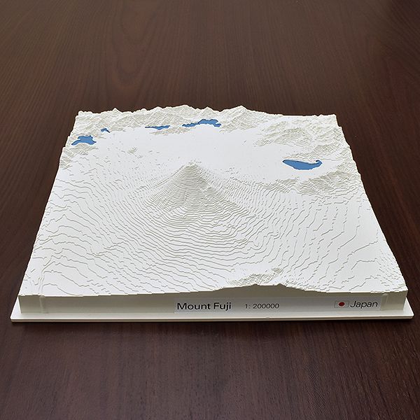 レリオラマ 富士山 スイス製精密山岳模型 2510 ホワイト