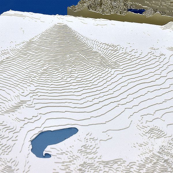 Reliorama（レリオラマ） 富士山 スイス製精密山岳模型 2510 ホワイト