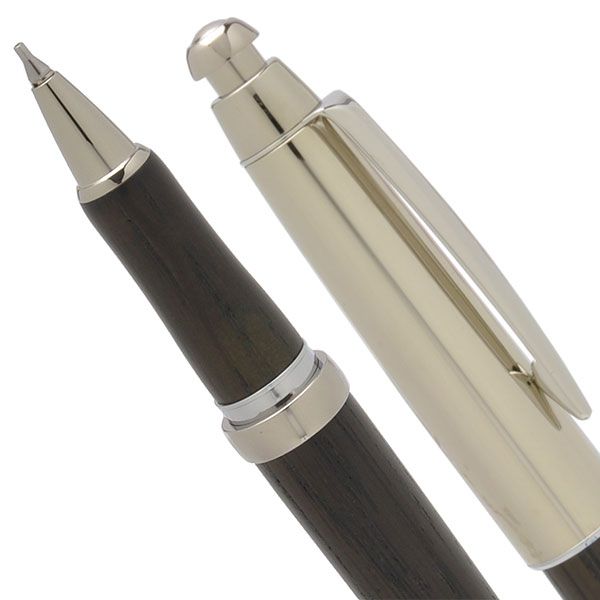 三菱鉛筆 ペンシル 0.5mm ピュアモルト オークウッドプレミアムエディション M5-5015 オフブラック