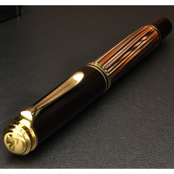 Pelikan（ペリカン）万年筆 特別生産品 スーベレーン400 茶縞 M400