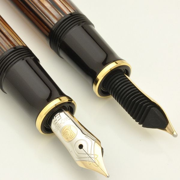 Pelikan（ペリカン）万年筆 特別生産品 スーベレーン400 茶縞 M400