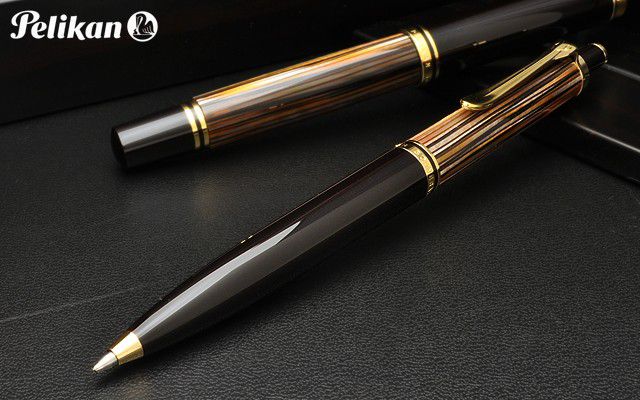 Pelikan ペリカン ボールペン 特別生産品 スーベレーン400 茶縞 | 世界