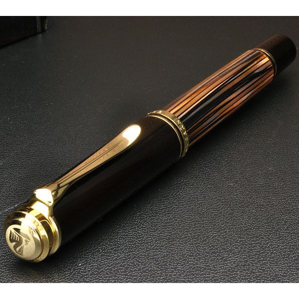 Pelikan（ペリカン）ローラーボール 特別生産品 スーベレーン400 茶縞 R400