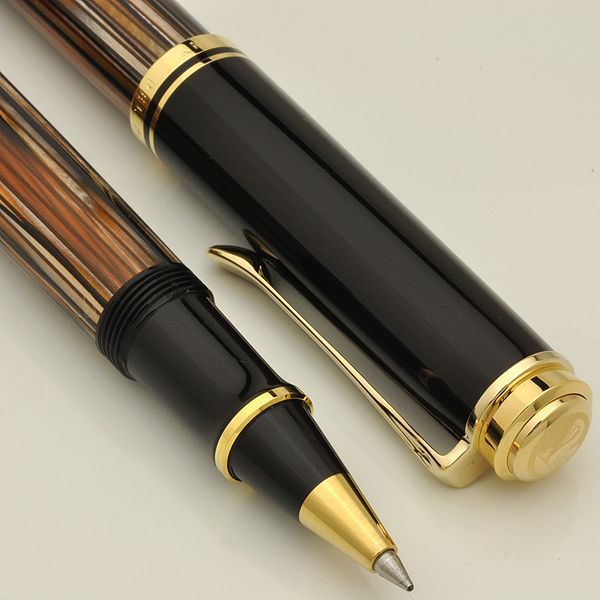 ファッション Pelikan ペリカン ローラーボール スーベレーン R400 ブルー縞