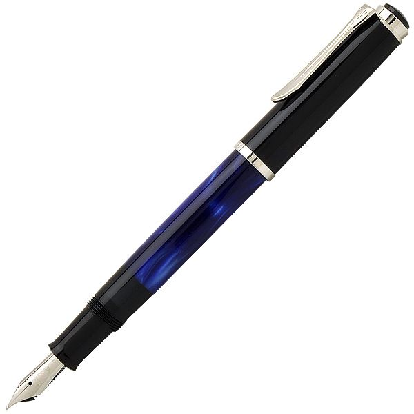 PELIKAN ペリカン 万年筆 マーブルブルー 筆記具