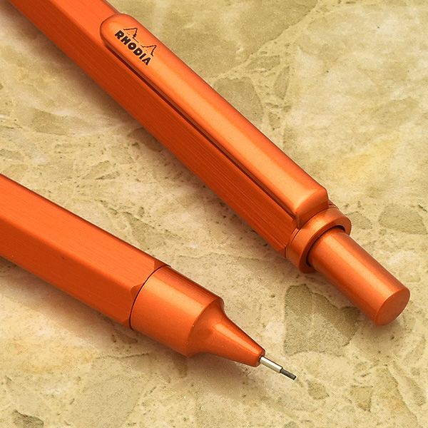 RHODIA（ロディア） ペンシル 0.5mm スクリプト コレクション cf9298 メカニカルペンシル オレンジ