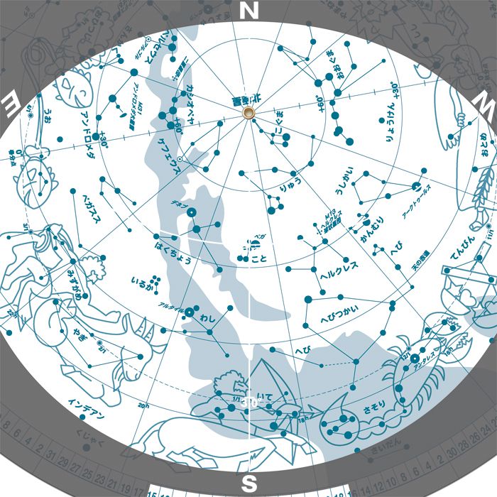 ワタナベ（渡辺教具製作所） 星座早見盤 クラフト スターディスク No.W-1106（手作り星座早見）