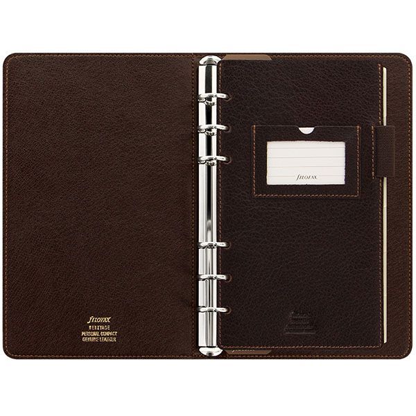 Filofax（ファイロファックス） コンパクトサイズ ヘリテージ システム手帳 026023 ブラウン