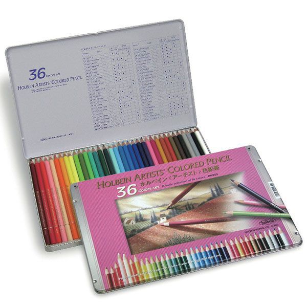 ホルベイン画材 色鉛筆 アーチスト色鉛筆セット OP930 36色セット メタルケース