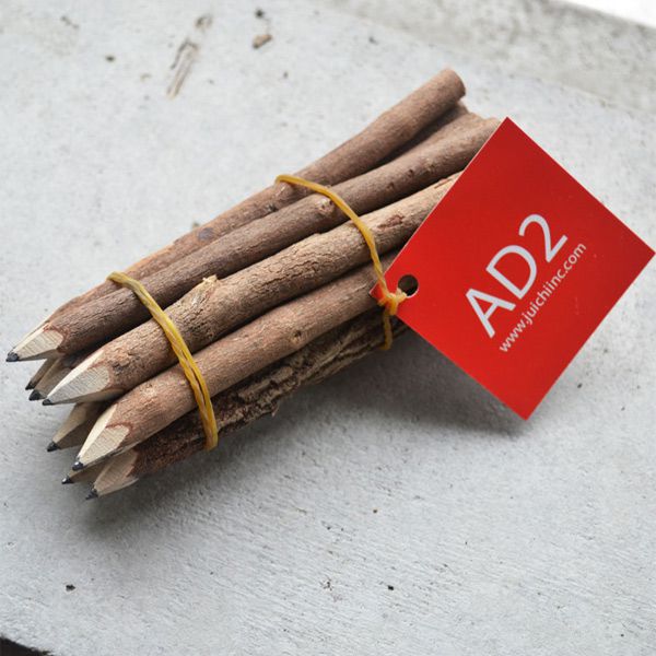 アイデア文具・雑貨 AD2 ネイチャーペンシル alo-pnc-ld5 木の鉛筆10本セット（Mサイズ）