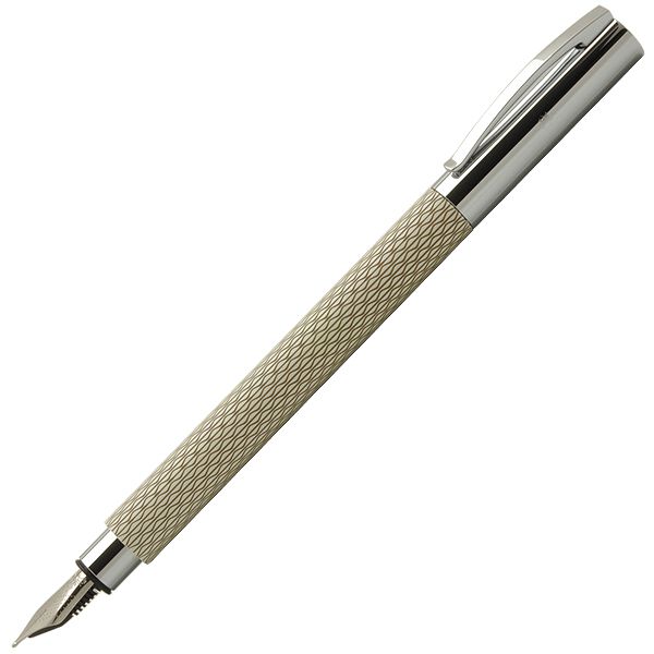 ファーバーカステル 万年筆 デザインシリーズ アンビション 149620 オプアート ホワイトサンド