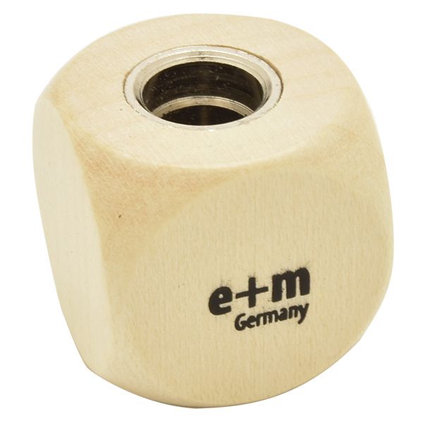 e+m（エーマン） 芯研器 5.5mm芯 シャープナー キューブ EM-2881-40 メープル