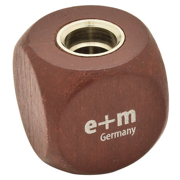 e+m（エーマン） 芯研器 5.5mm芯 シャープナー キューブ EM-2881-3 マホガニー