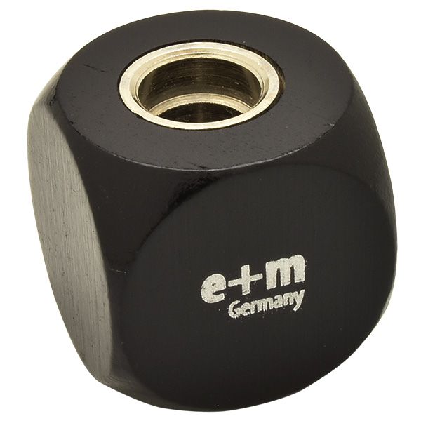e+m（エーマン） 芯研器 5.5mm芯 シャープナー キューブ EM-2881-20 ブラック