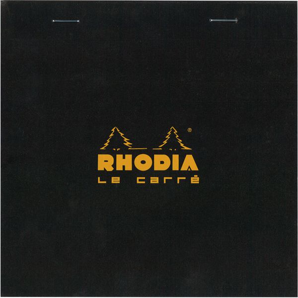 RHODIA（ロディア） 単品 ブロックロディア ル・キャレ No.148 ブラック 5mm方眼 SCF148209