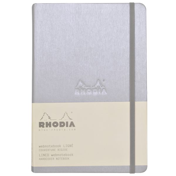 RHODIA（ロディア） A5サイズ ウェブノートブック cf118607 グレー 横罫