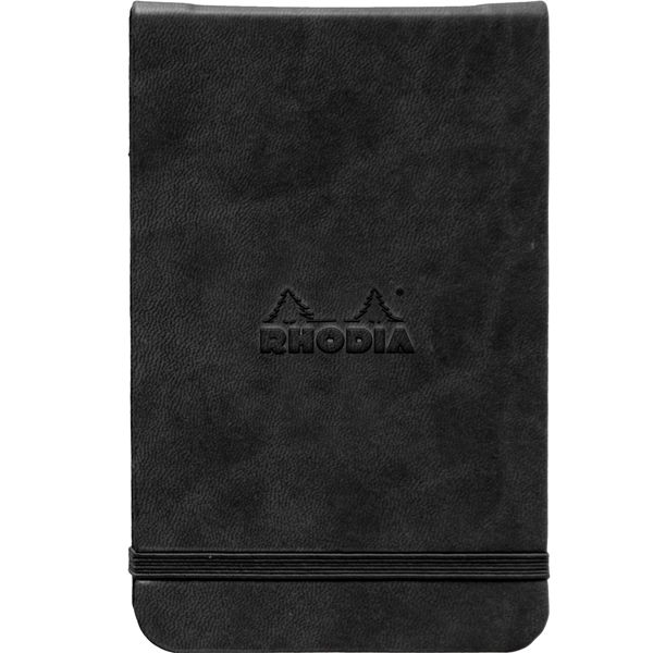 RHODIA（ロディア） A6サイズ ウェブノートブックパッド cf118309 ブラック 横罫