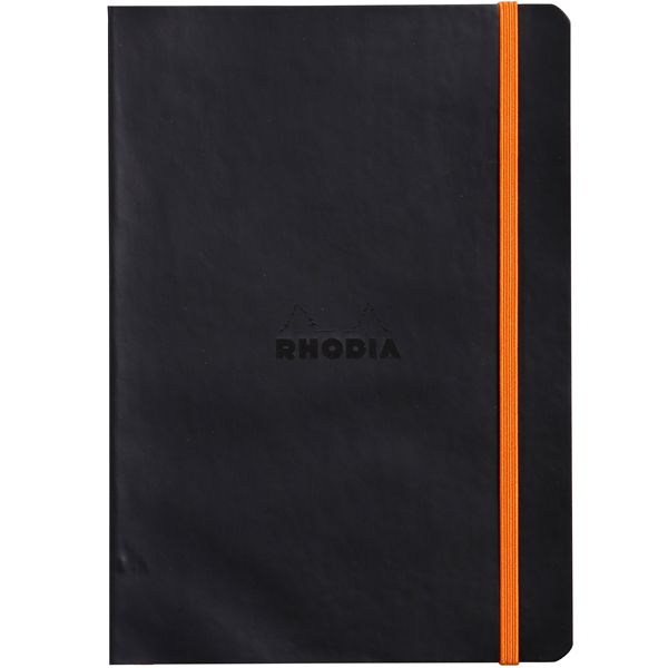 RHODIA（ロディア） A5サイズ ロディアラマ ソフトカバー ノートブック cf117402 ブラック 横罫